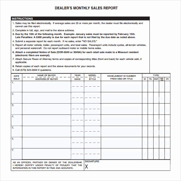 Sales Visit Report Template Word Lovely 7 Sales Report Templates Excel Pdf formats