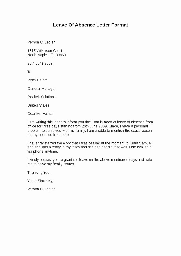Sample Absence Letter to Teacher Awesome the 25 Best Letter Of Absence Ideas On Pinterest