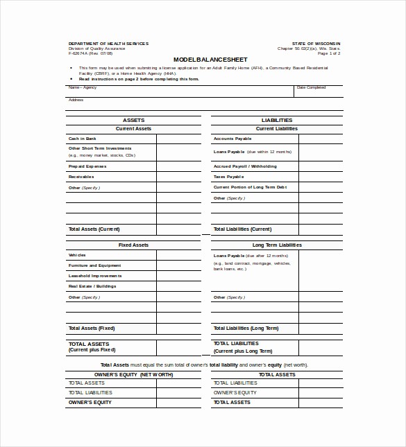 Sample Balance Sheet format Excel Unique Free Sample Balance Sheet Template Excel 38 Free Balance