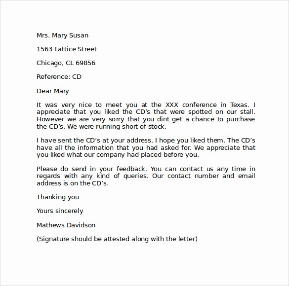 Sample Business Letters to Customers Best Of 8 Standard Business Letter formats – Samples Examples