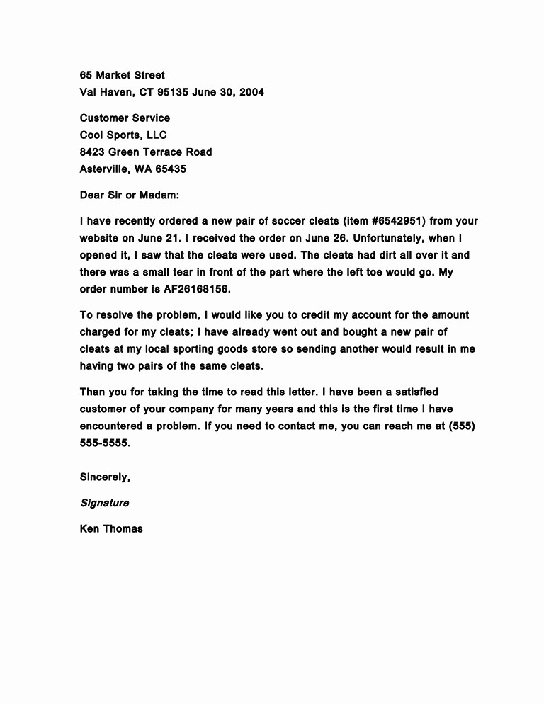 Sample Business Letters to Customers Best Of Business Letter Of Plaint Pptx Example