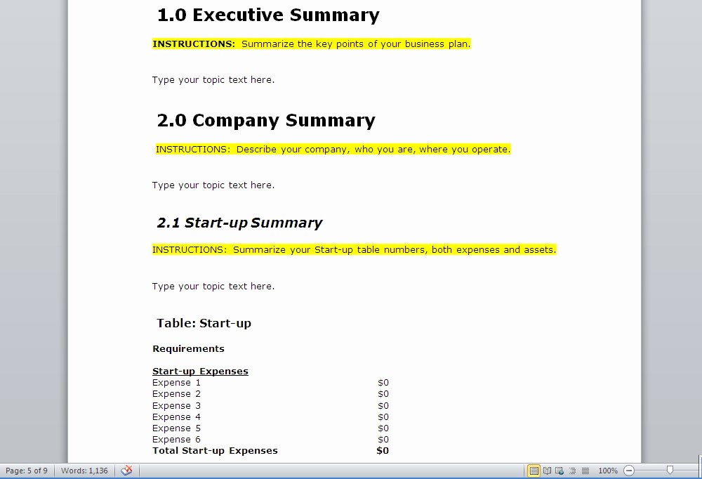 Sample Business Plan Templates Free New 10 Free Business Plan Templates for Startups Wisetoast