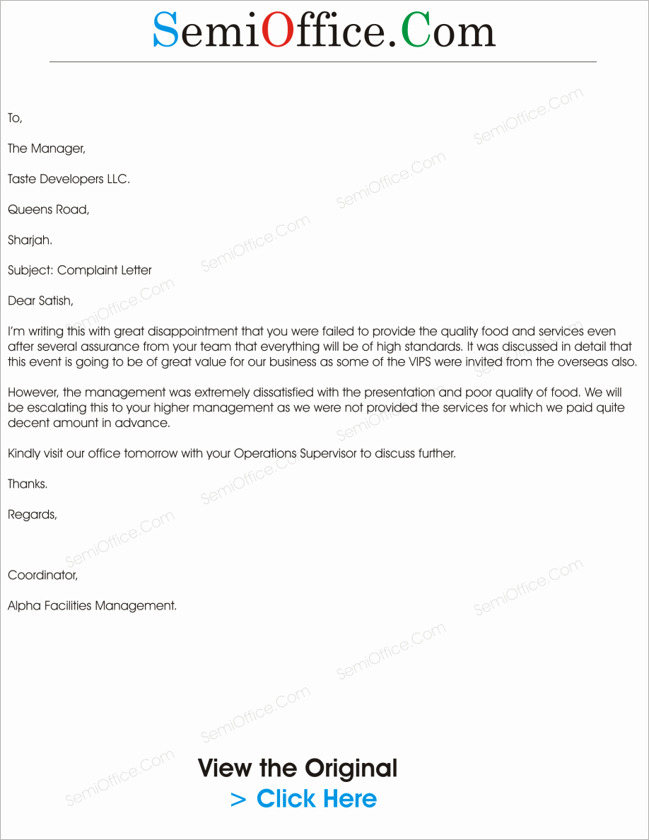 Sample Complaint Letters to Airlines Lovely Plaint Letter to A Pany How Write Rental Car Courier