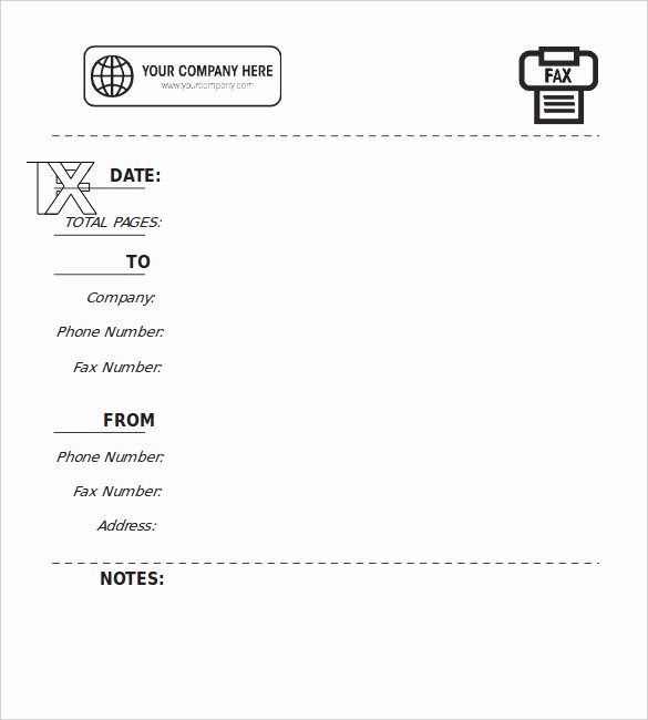 Sample Fax Cover Sheet Word Lovely 13 Printable Fax Cover Sheet Templates – Free Sample