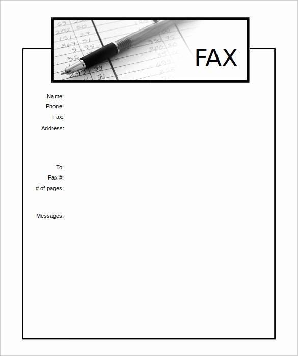 Sample Fax Cover Sheet Word Luxury 13 Printable Fax Cover Sheet Templates – Free Sample