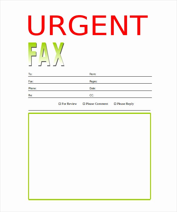 Sample Fax Cover Sheets Template Fresh 9 Printable Fax Cover Sheets Free Word Pdf Documents