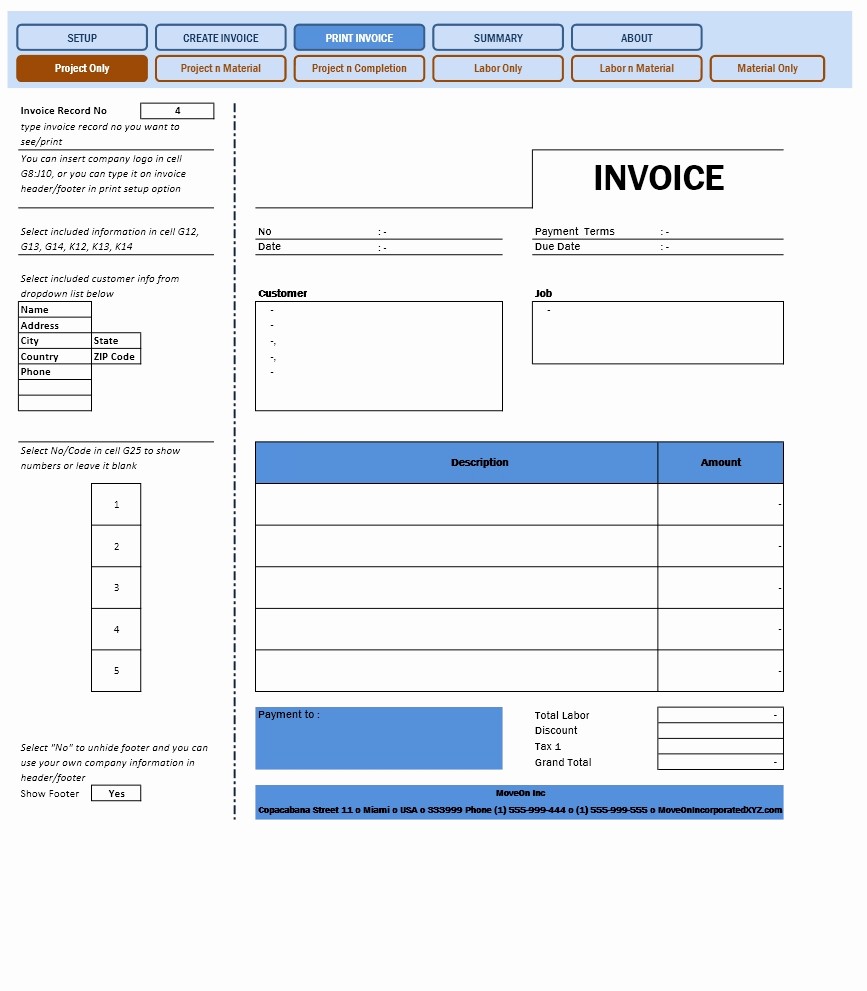 Sample Invoice format In Excel Best Of Invoice Templates