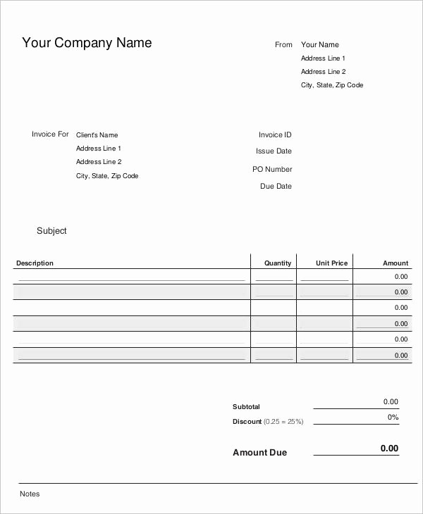 Sample Invoices for Small Business Lovely 8 Small Business Invoice Templates Free Sample Example