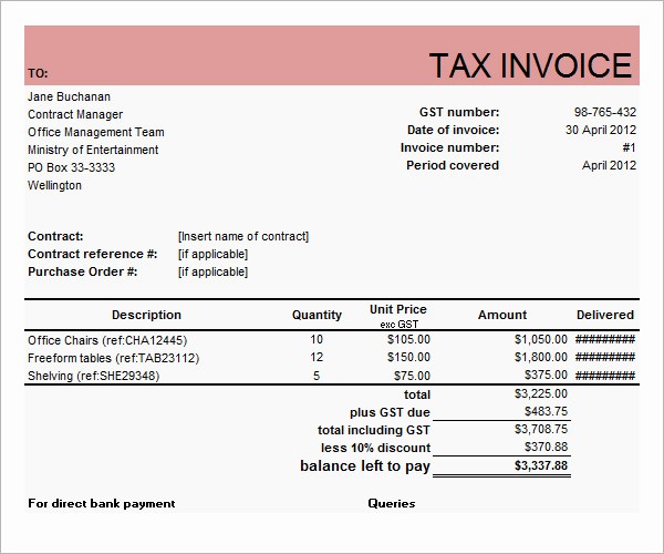 Sample Invoices for Small Business Unique Business forms Invoice Templates Free