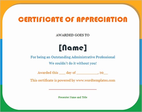 Sample Of Certificates Of Appreciation Elegant 30 Certificate Templates