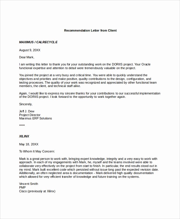 Sample Of Employment Reference Letter Lovely Sample Re Mendation Letters for Employment 12