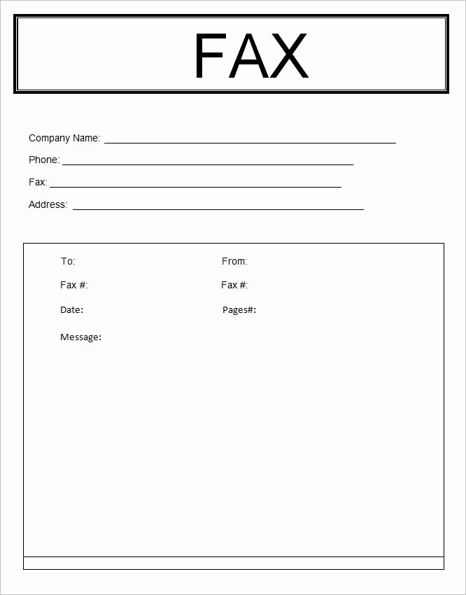 Sample Of Fax Cover Sheet Best Of Fax Sheet Template 3 Free Word Documents Download