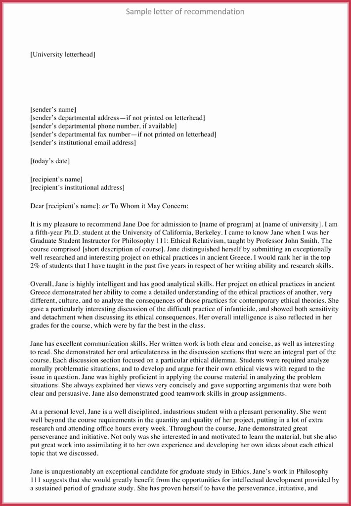 Sample Of formal Business Letter Unique formal Reference Letter 8 Sample Letters Examples and