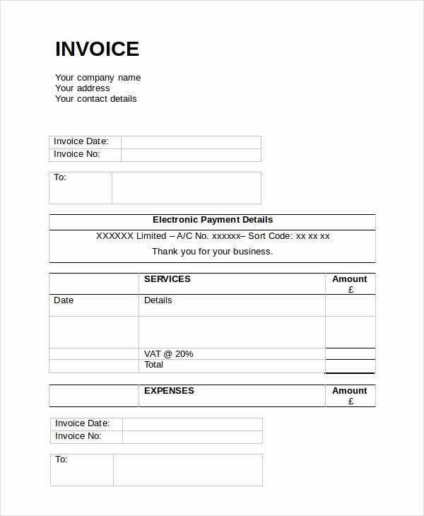 Sample Of Invoice for Payment Inspirational 8 Invoice Samples