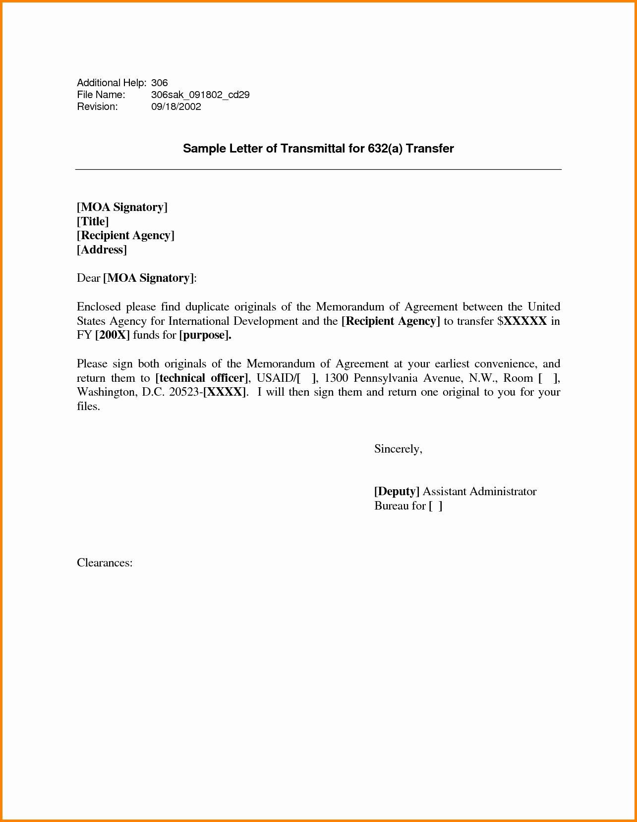 Sample Of Letter Of Transmittal Awesome Brilliant Ideas 13 Letter Transmittal Example