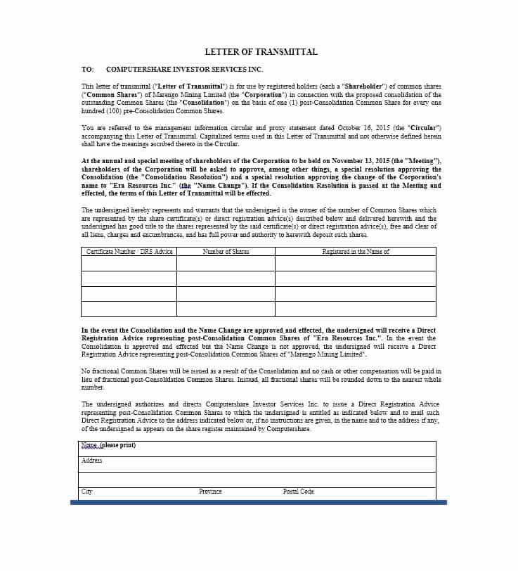 Sample Of Letter Of Transmittal Lovely Letter Of Transmittal 40 Great Examples &amp; Templates