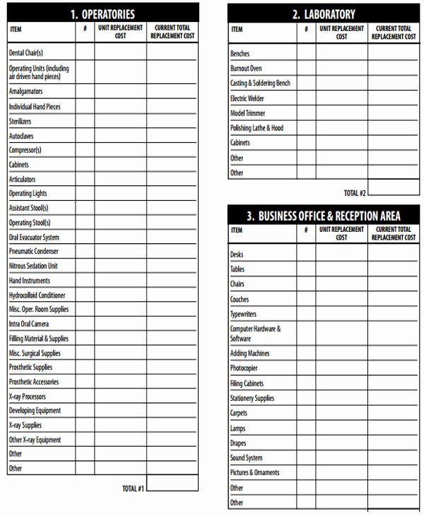 Sample Office Supply Inventory List Fresh 9 Equipment Inventory List Templates Free Samples