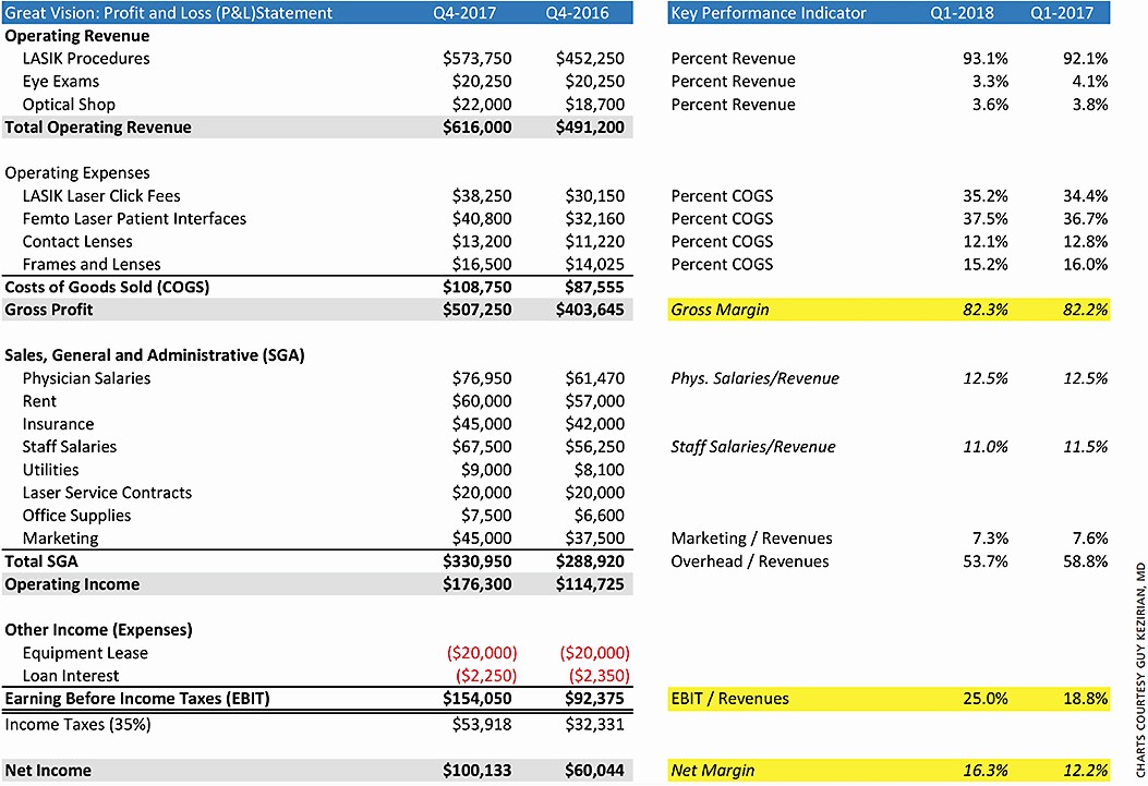 50 Sample P l Report Ufreeonline Template