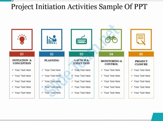 Sample Ppt for Project Presentation Luxury Project Initiation Activities Sample Ppt