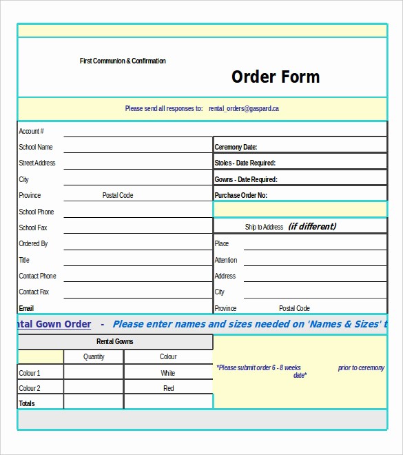 Sample Purchase order In Excel Unique Purchase order Template Free Templates