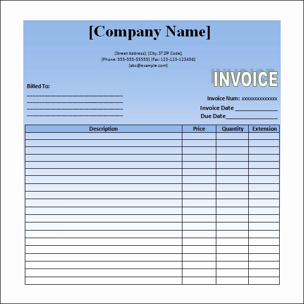 Sample Receipts for Services Rendered Best Of 12 Word Invoice Samples