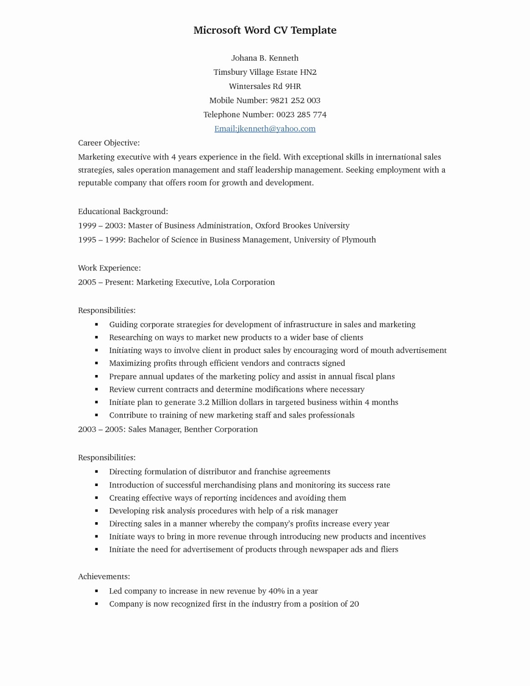 Sample Resume In Word format Awesome Resume Template Microsoft Word 2017