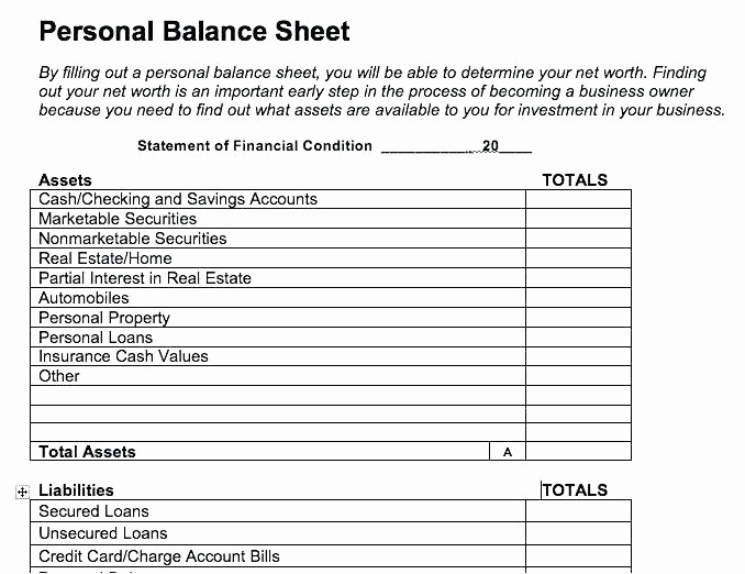 Sample Small Business Balance Sheet Beautiful Balance Sheet Template – Grnwav