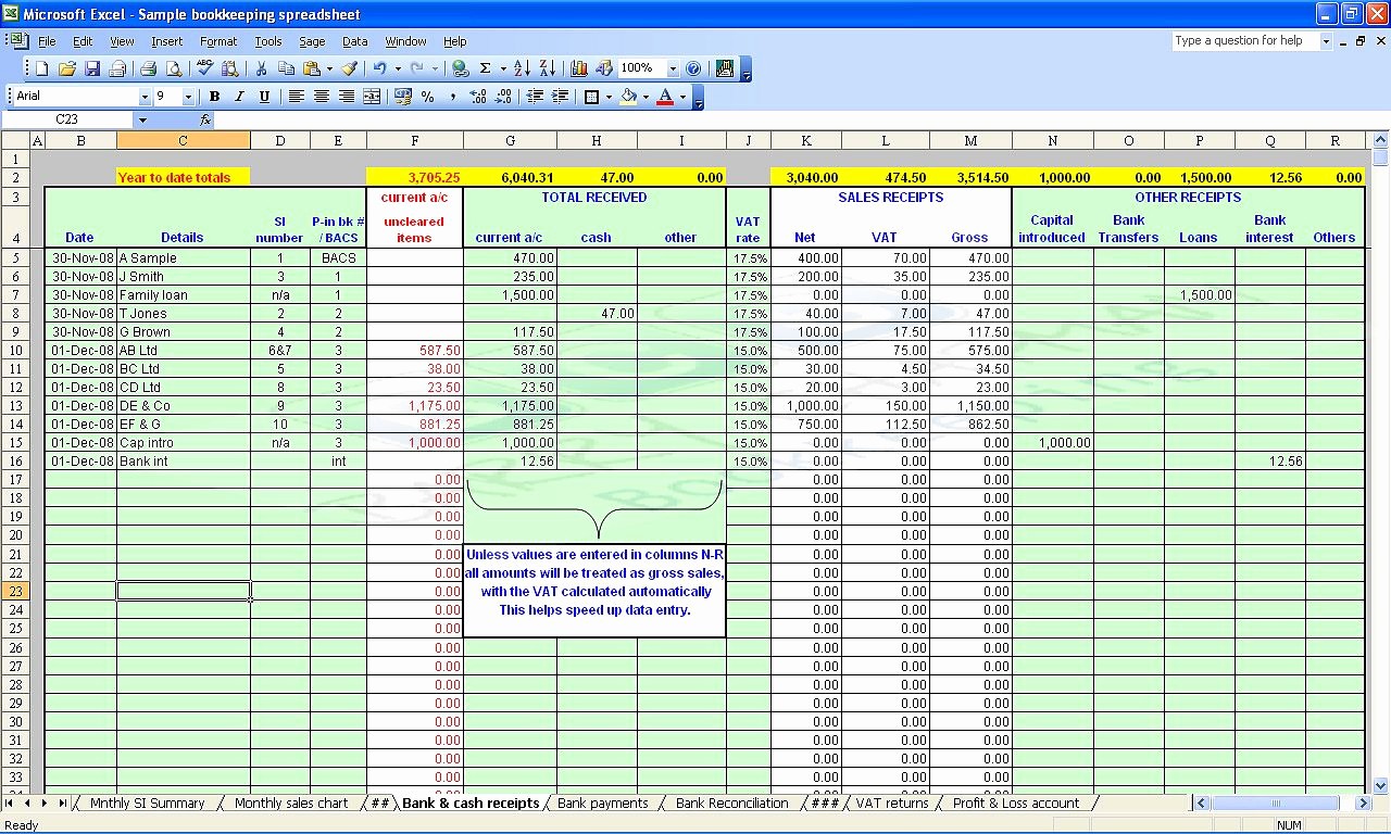 Sample Spreadsheet for Small Business Unique Basic Bookkeeping Spreadsheet Renovation Spreadsheet