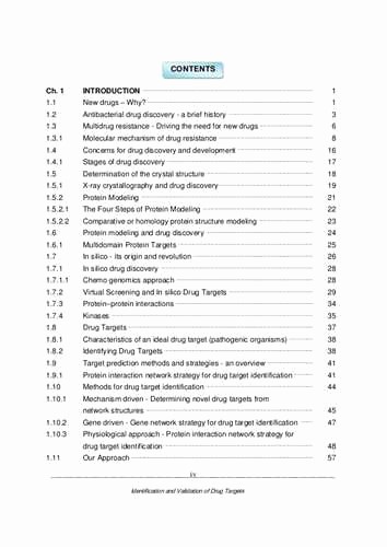Sample Table Of Contents format Luxury thesis Table Contents Sample