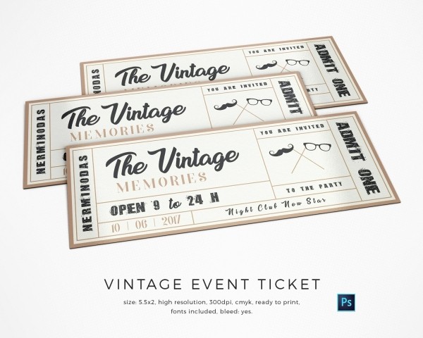 Sample Tickets for events Template Fresh 13 event Ticket Templates