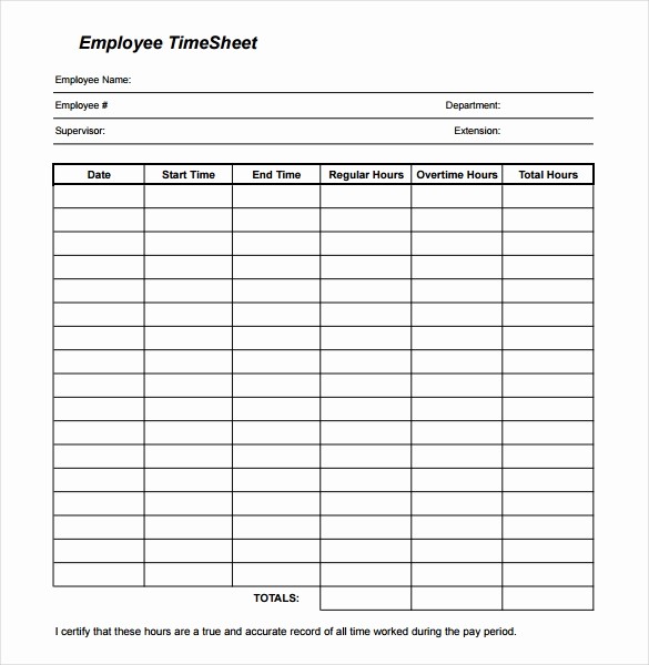 Sample Time Sheets to Print Beautiful 29 Free Timesheet Templates – Free Sample Example format