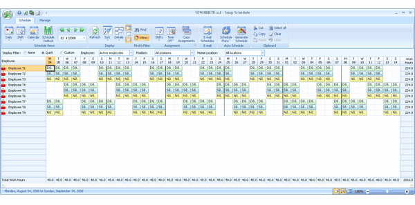 Sample Work Schedule for Employees Lovely Employee Scheduling Example 8 Hr Shifts 24 7 4 2 F