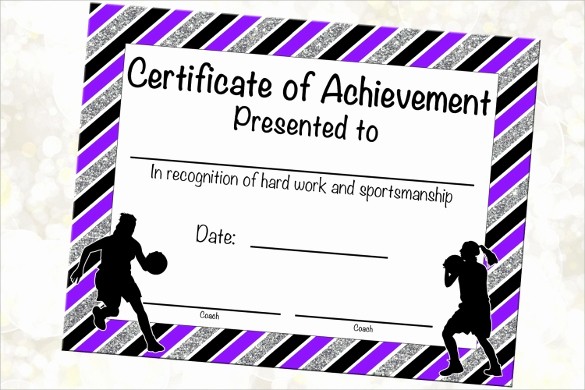 Samples Of Certificate Of Achievement Awesome 9 Certificate Of Achievement Templates