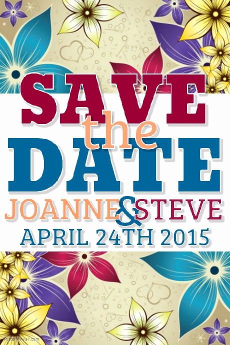 Save the Date Flyer Ideas Luxury Save the Date Template