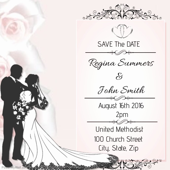 Save the Date Flyer Ideas Unique Save the Date Template