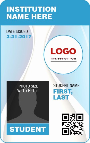 School Id Template Free Download Lovely Student Id Card Templates for Ms Word