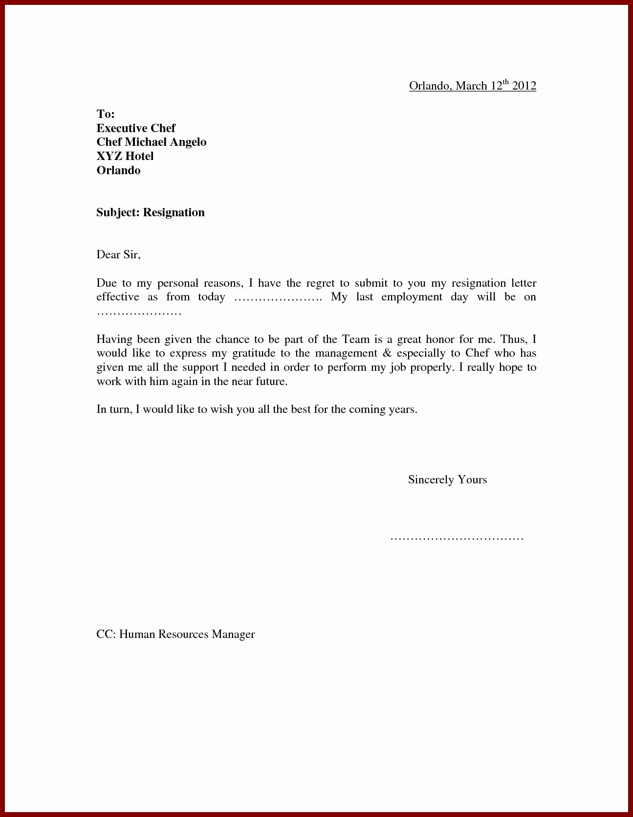 School Leave Of Absence Letter Lovely Leave Absence Letter Sample for Employer to School