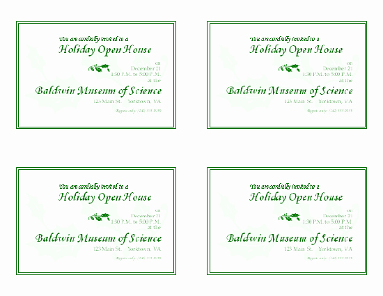 School Open House Invitations Templates Elegant Download Free Printable Invitations Of Holiday Open House