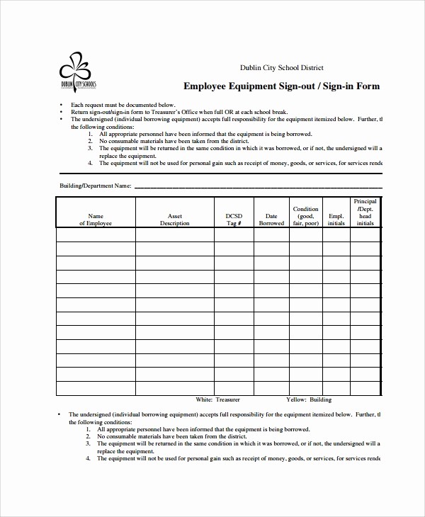 School Sign In Sheet Template Awesome 10 School Sign Out Sheet Templates