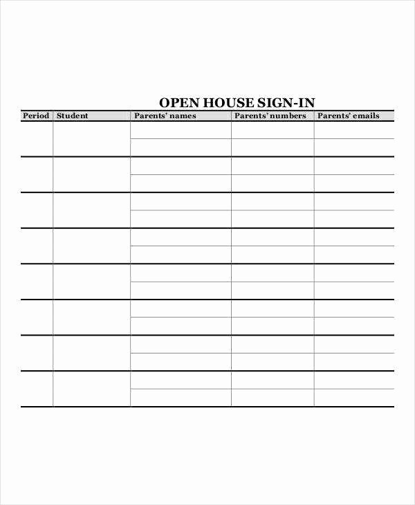 School Sign In Sheet Template New 9 10 Investigation Reports Templates