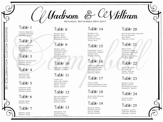 Seating Chart Wedding Template Free Beautiful 30 Best Images About Seating Chart On Pinterest