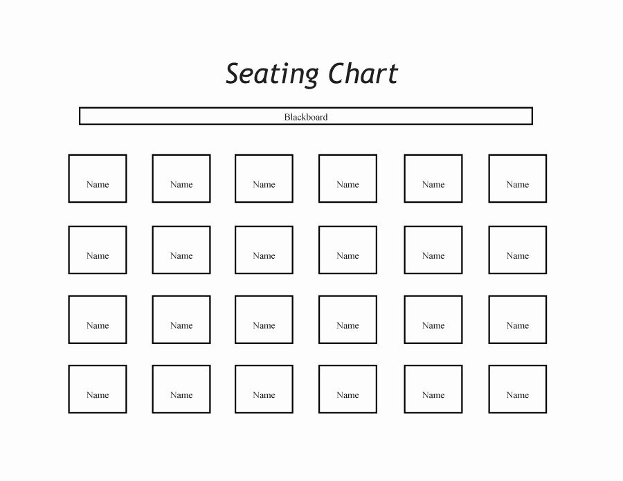 Seating Chart Wedding Template Free Unique 40 Great Seating Chart Templates Wedding Classroom More