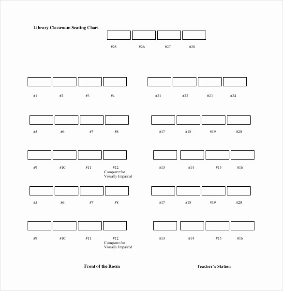 Seating Charts Templates for Classrooms Elegant Classroom Seating Chart Template 10 Examples In Pdf