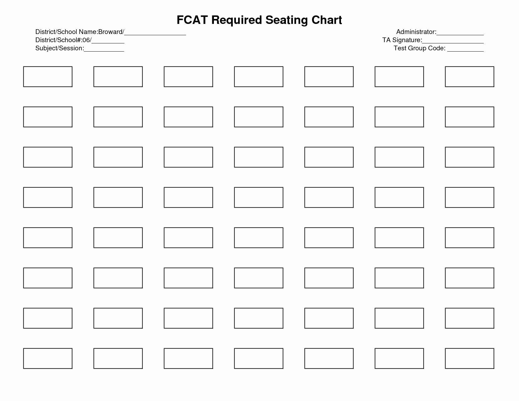 Seating Charts Templates for Classrooms Unique Classroom Seating Chart Template