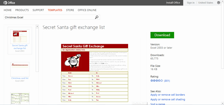 Secret Santa Gift Exchange Template Beautiful Microsoft S Best Free Diy Christmas Templates