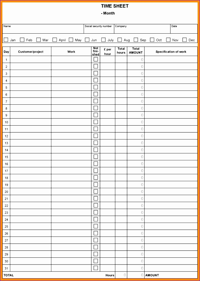 Semi Monthly Timesheet Template Excel Beautiful 8 Employee Timesheet Template Excel Exceltemplates