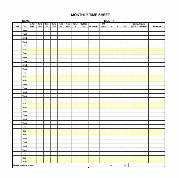 Semi Monthly Timesheet Template Excel Unique Semi Monthly Timesheet Template Excel Weekly Employee