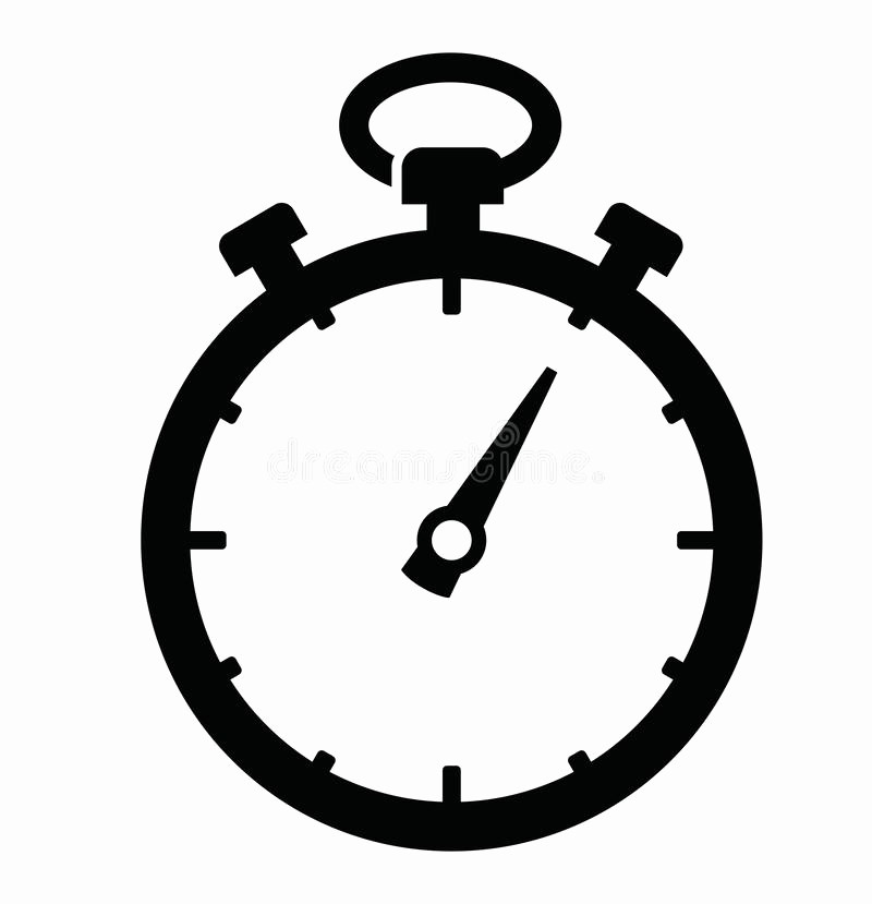 Set Stopwatch for 5 Minutes Inspirational Stopwatch Icon Stock Vector Illustration Of Simple