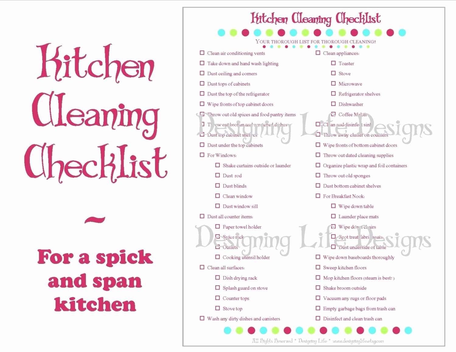 Setting Up An Office Checklist Luxury Kitchen Cleaning Checklist Pdf Printable Home Management