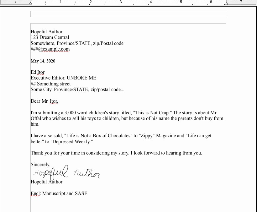Short and Simple Cover Letters Beautiful Eg Short Fiction Cover Letter by Kimberlydawn On Deviantart